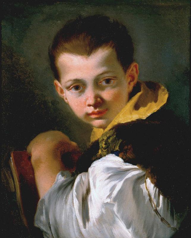 Giovanni Battista Tiepolo Boy Holding a Book oil painting image
